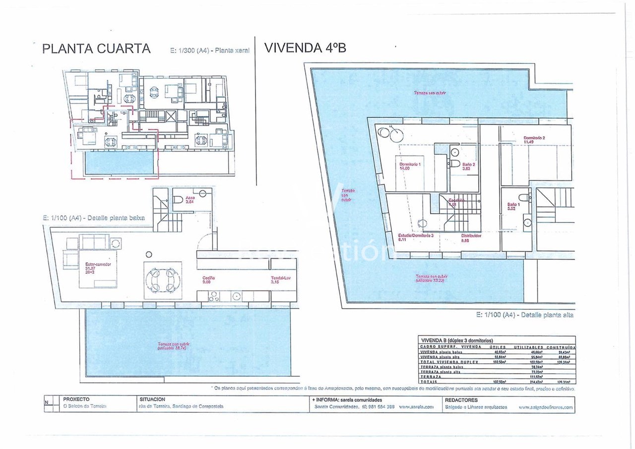 Foto 2 DÚPLEX en rúa da Torreira, Campus Norte San Caetano, Santiago