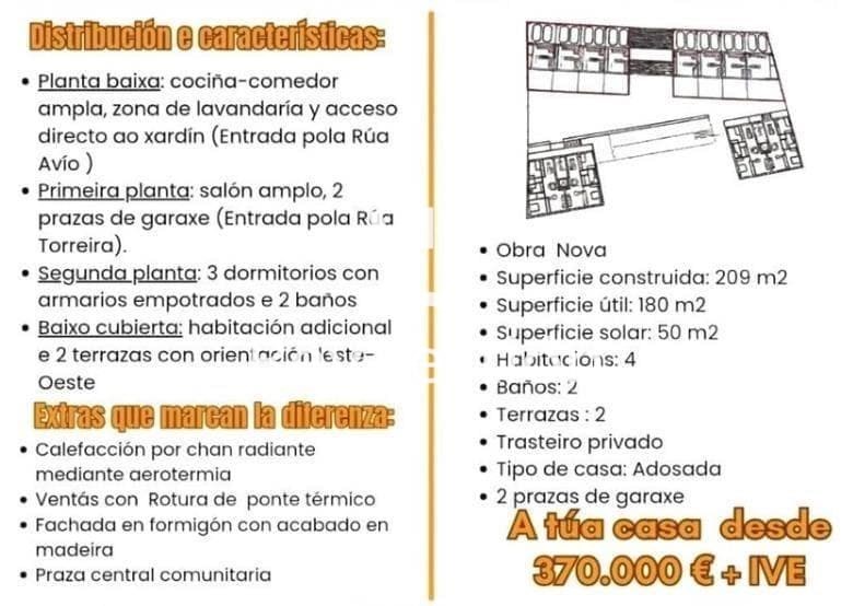 Foto 19 OBRA NOVA - CHALET ADOSADO - ZONA NORTE (Santiago de Compostela)