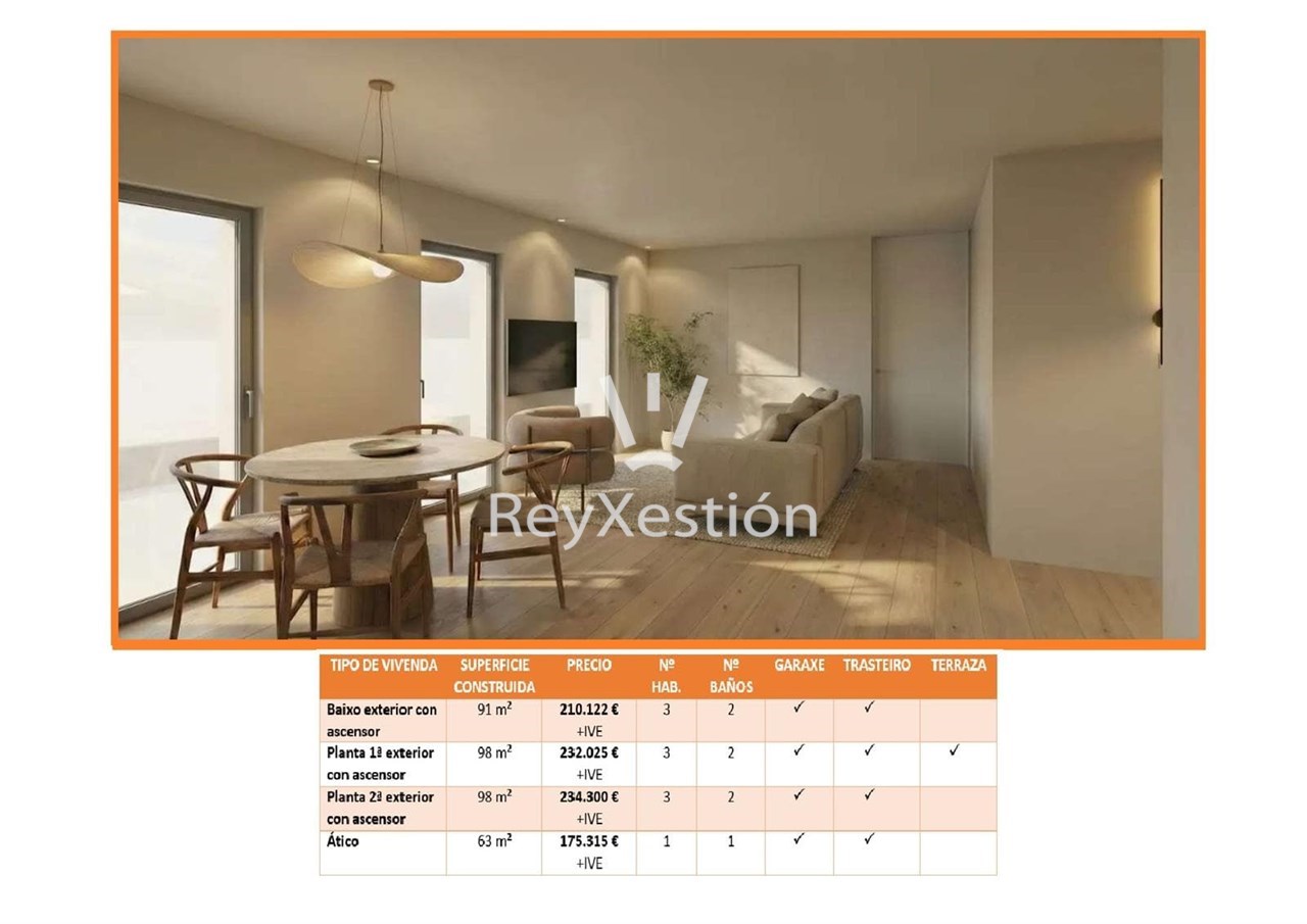 Foto 1 Piso en Av. Da Peregrina - a 10 min de Santiago de Compostela. 