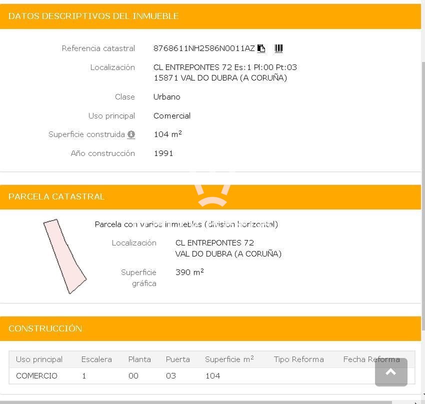 Foto 4 Véndese LOCAL COMERCIAL na rúa Entrepontes, en Val do Dubra (A Coruña)